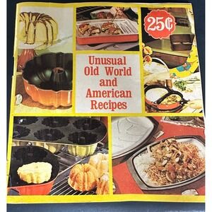 Nordic Ware Unusual Old World American Recipes Cookbook Vintage 48 Pages